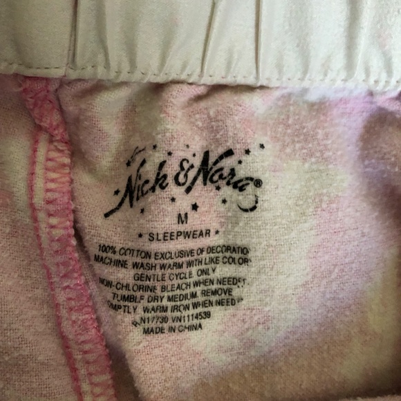 NICK&NORA PJS, VERY RARE, SZ M, HORSE/WESTERN, PINK/WHITE FLANNEL, EUC-NO FLAWS - Picture 6 of 16